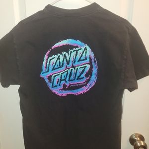 Santa Cruz black t-shirt